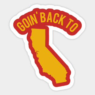 Goin' Back To Cali Sticker